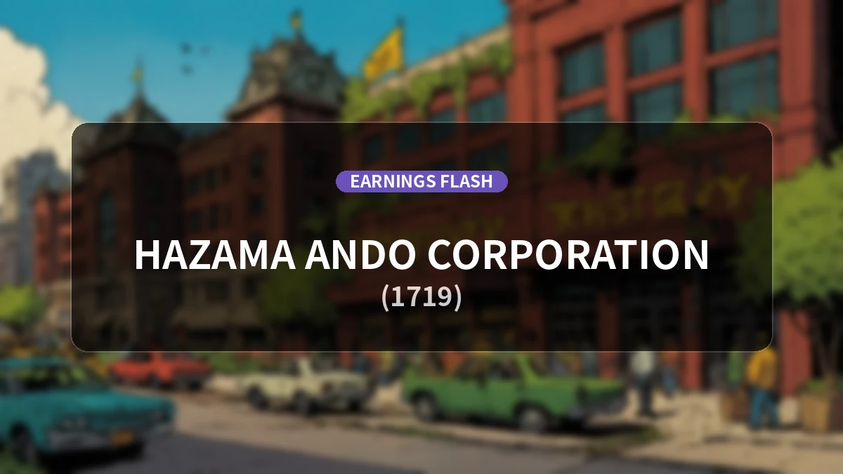 Ando, Co. (1719) Earnings: Operating Income Up +22.3% YoY to 6.48 Billion Yen, Net Income +34.9%