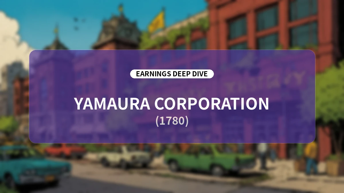 Yamaura Corporation (1780) Q1 FY2027 Earnings Analysis Report: Stable Business Expansion Driven by Improved Gross Margins and Future-Oriented Investments