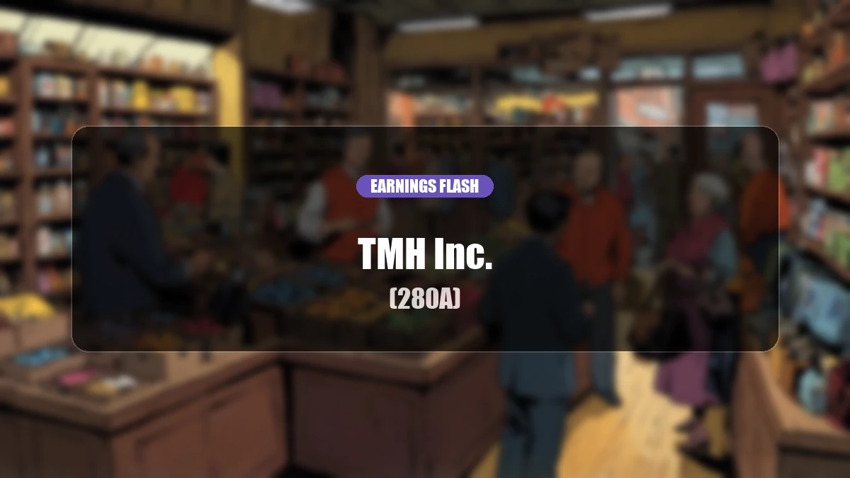 TMH (280A) Reports Earnings: Operating Loss of 44 Million Yen