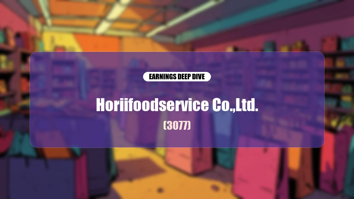 Horiifood Service (3077) FY2026 Q2 Earnings Deep Dive Report: Laying the Groundwork for Sustainable Growth through High Growth and Strategic Investments