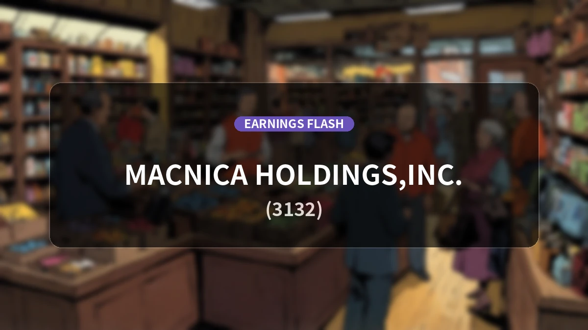 Macnica Holdings (3132) Earnings: Operating Income Surges 101.4% to JPY 16.51 Billion, Net Income Jumps 114.6%