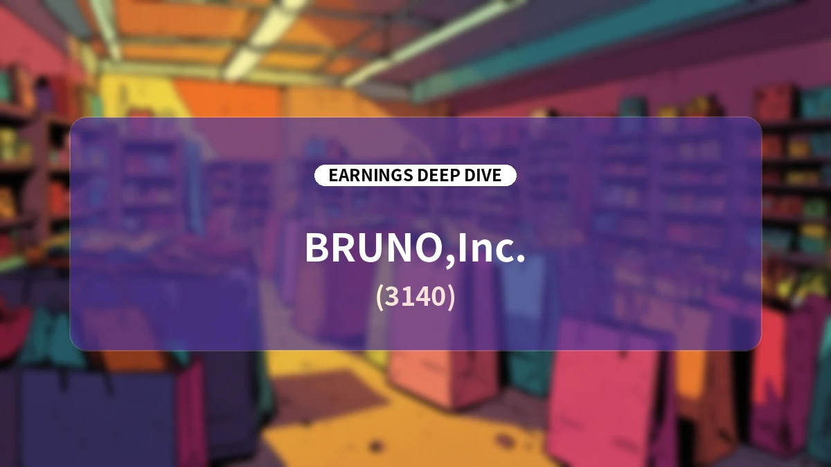 BRUNO (3140) FY2026 Consolidated Financial Results Analysis: Structural Profitability Reforms Drive Record-High Profits and Significant Dividend Hikes