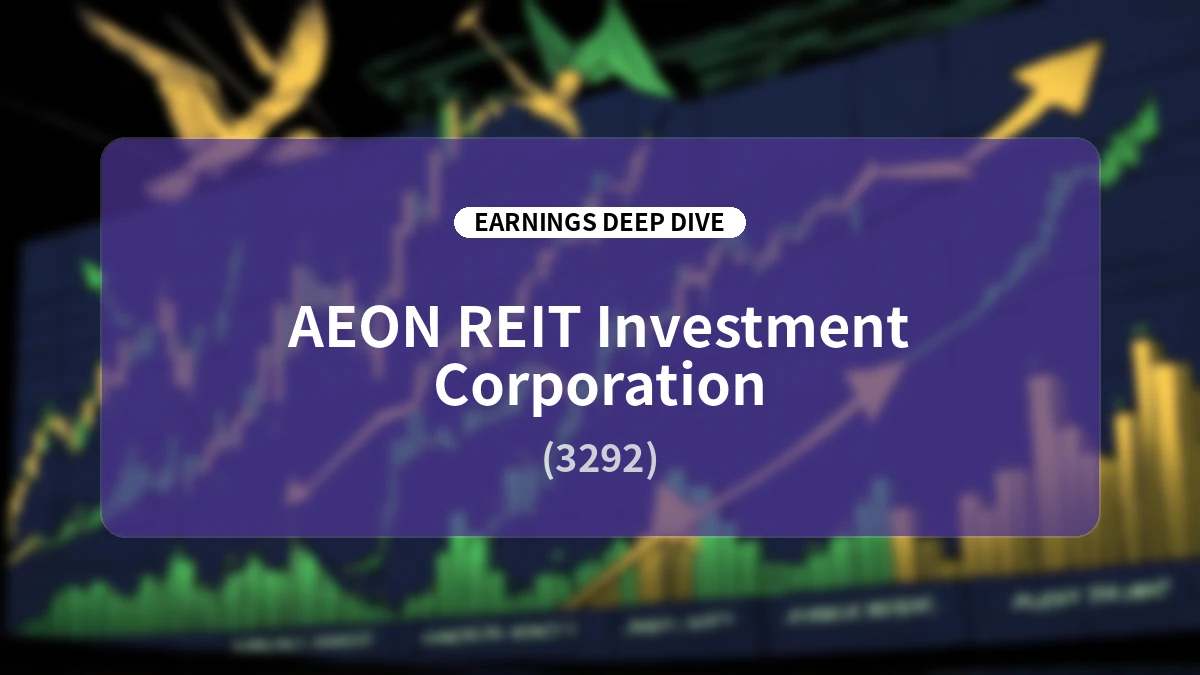AEON REIT Investment Corporation 27th Fiscal Period Results: Implementing a 'Two-Year Restructuring Period' to Address Inflation and Rising Interest Rates, Driving Revenue Structure and Financial Strategy Overhaul for Sustainable Growth