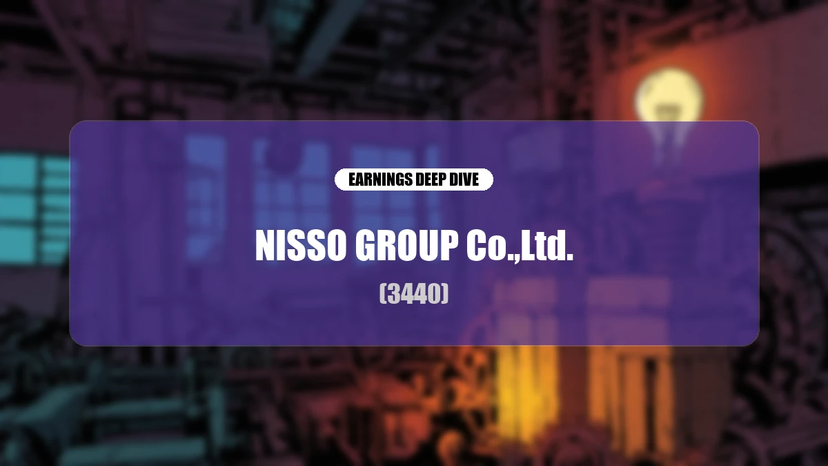 Nisso Group (3440) Q3 FY2026 Earnings Deep Dive Report: Analysis of Growth Strategy and Performance Trends