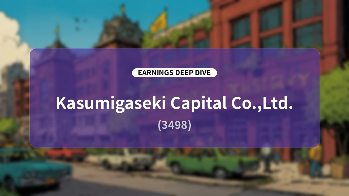 Kasumigaseki Capital Co.,Ltd. FY2026 Earnings Deep Dive: Record-High Net Income of 16.6 Billion Yen, AUM and Pipeline Surpass 1.2 Trillion Yen, Accelerating Growth Toward 50 Billion Yen Mid-Term Target