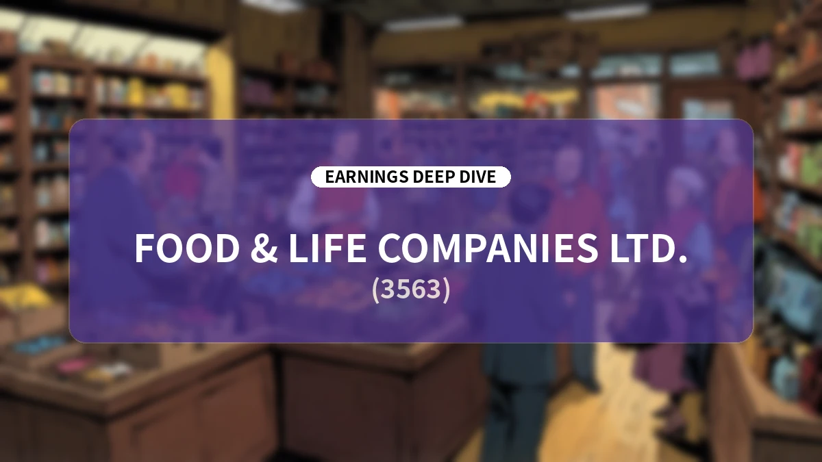 FOOD & LIFE COMPANIES 2026年9月期 第3四半期決算分析:海外事業の大幅伸長と事業再編がもたらす業績再上方修正の背景