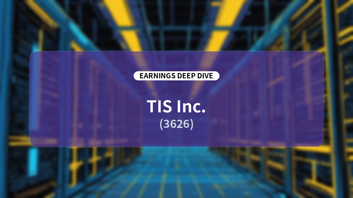 TISI (3626) Q1 FY2027 Earnings Deep Dive: Robust Growth Trajectory Supported by Strong IT/SI Demand and Expanding Order Backlog