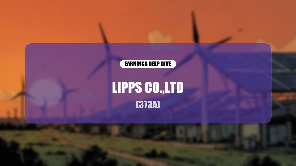 LIPPS Co., Ltd. (373A) Q3 FY2026 Earnings Deep Dive Report: Strategy and Outlook Driving Growth in the Men's Beauty Market