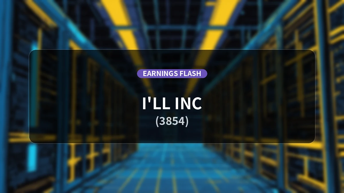 Ail Co., Ltd. (3854) Earnings: Operating Income Increases 15.5% YoY to 5.56 Billion Yen with Strong Profit Growth