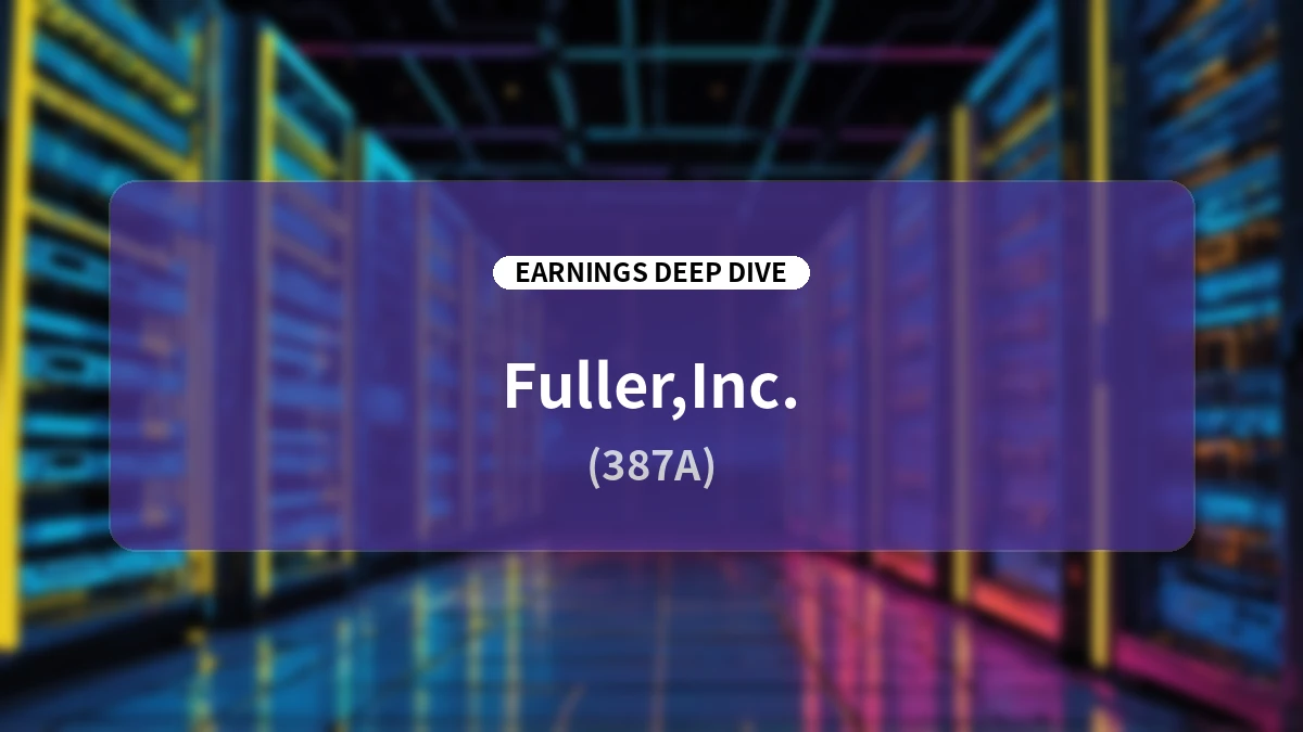 Fuller FY2026 Financial Results: Poised for Significant Growth in FY2027 Following Strategic Investments – Scaling Through Large-Scale Projects, Enhanced Sales Structure, and AI Integration