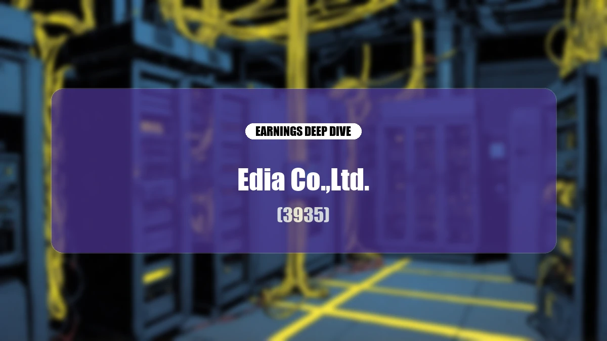 Edia (3935) Q1 FY2027 Earnings Deep Dive Report: Analysis of Growth Strategy and Business Progress