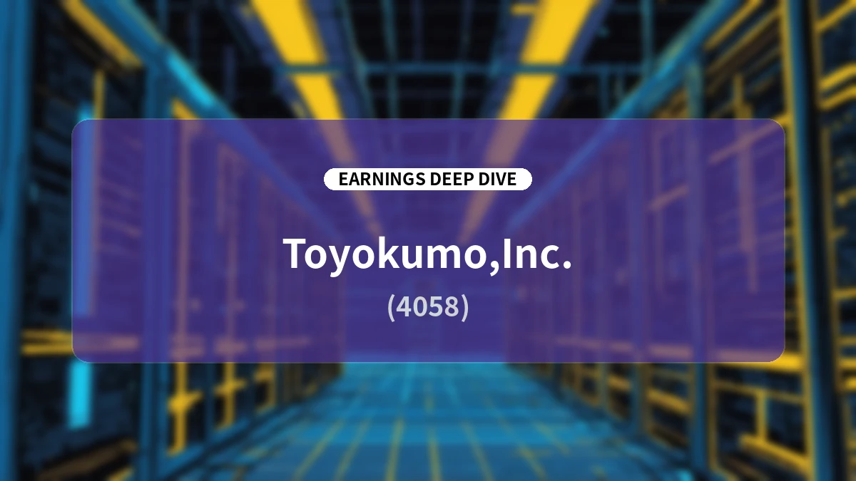 Toyokumo Q2 FY2026 Financial Results: Record-High Performance Leads to Upward Revision; Strategic Shift to 35% Operating Margin Target