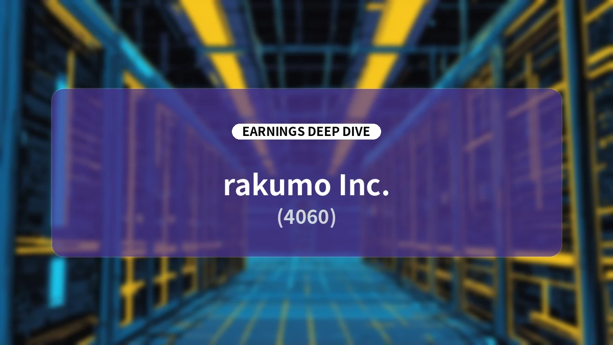 rakumo (4060) H1 FY2026 Earnings Analysis: Detailed Review of Revenue Growth, KPI Progress, and the Impact of Price Revisions and M&A