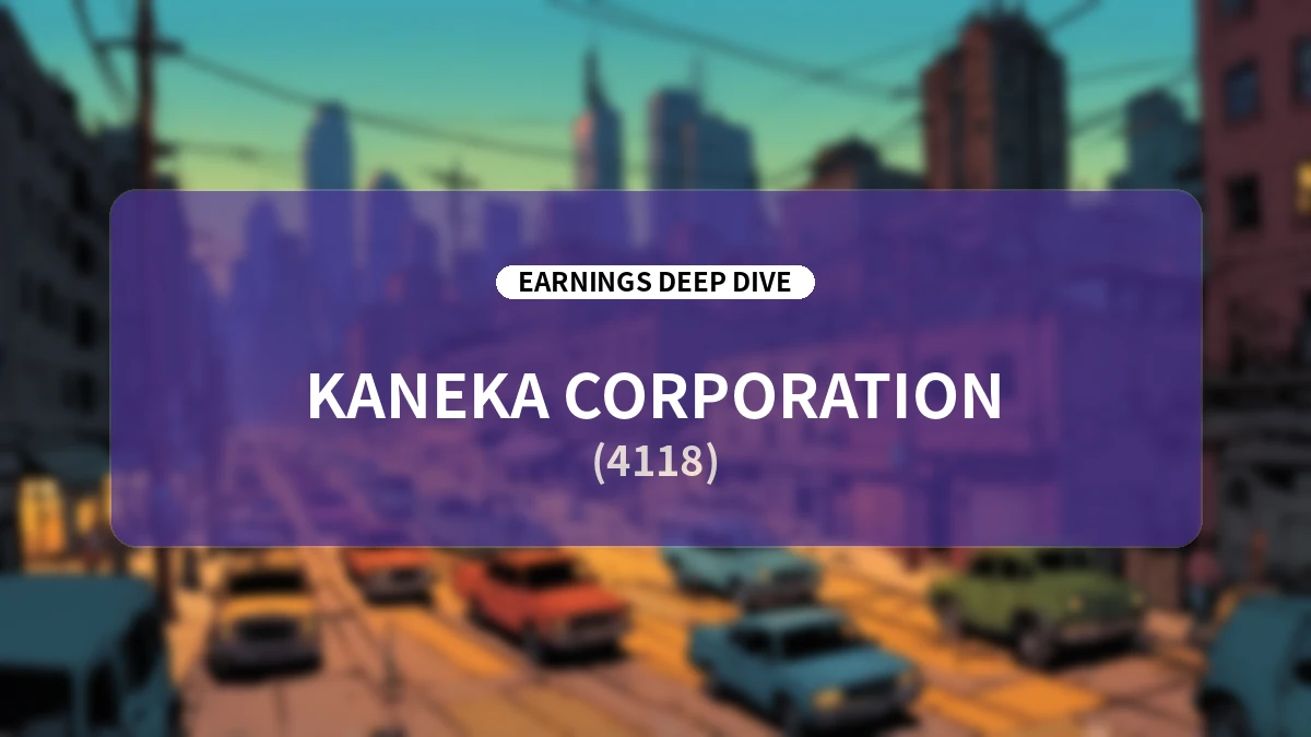 Kaneka (4118) Q1 FY2027 Earnings Analysis: Record-Breaking Quarterly Profits Driven by Growth Across All Business Units