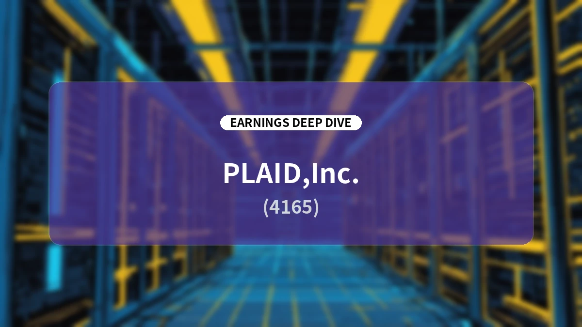 PLAID, Inc. Q3 FY2026 Earnings Deep Dive: Accelerating Growth Through Unrivaled Data Infrastructure and AI Product Expansion