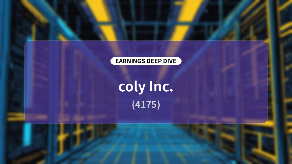 coly Q2 FY2027 Earnings Deep Dive: Profitable Core Operations and Progress on Major New Title Pipeline