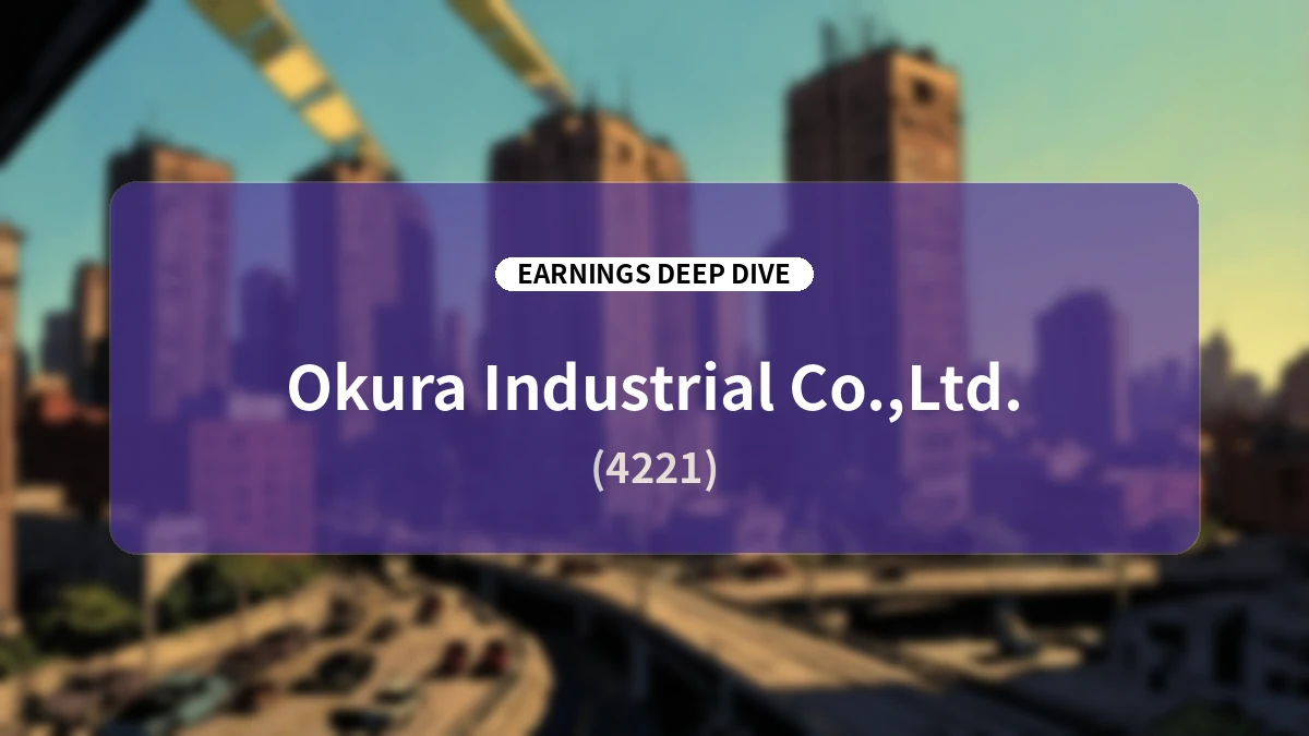 Okura Industrial FY2026 Q2 Earnings Analysis: Upward Revision to Record-High Full-Year Profits and Progress in Growth Strategy