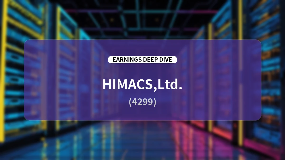 Himacs (4299) Q1 FY2027 Earnings & Mid-Term Management Plan 'Re:Growth2028' Detailed Report