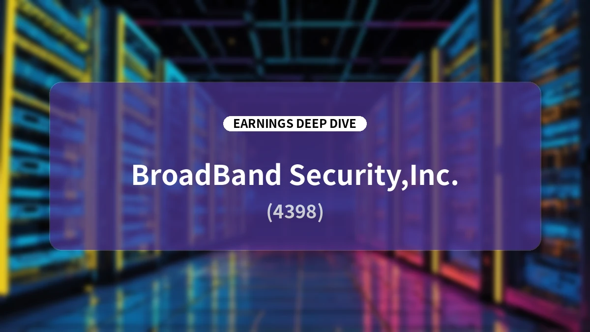 Earnings Deep Dive: Broadband Security (4398) FY2026 Results – Record-High Revenue, Shift to High Profitability, and Evolving Growth Strategies