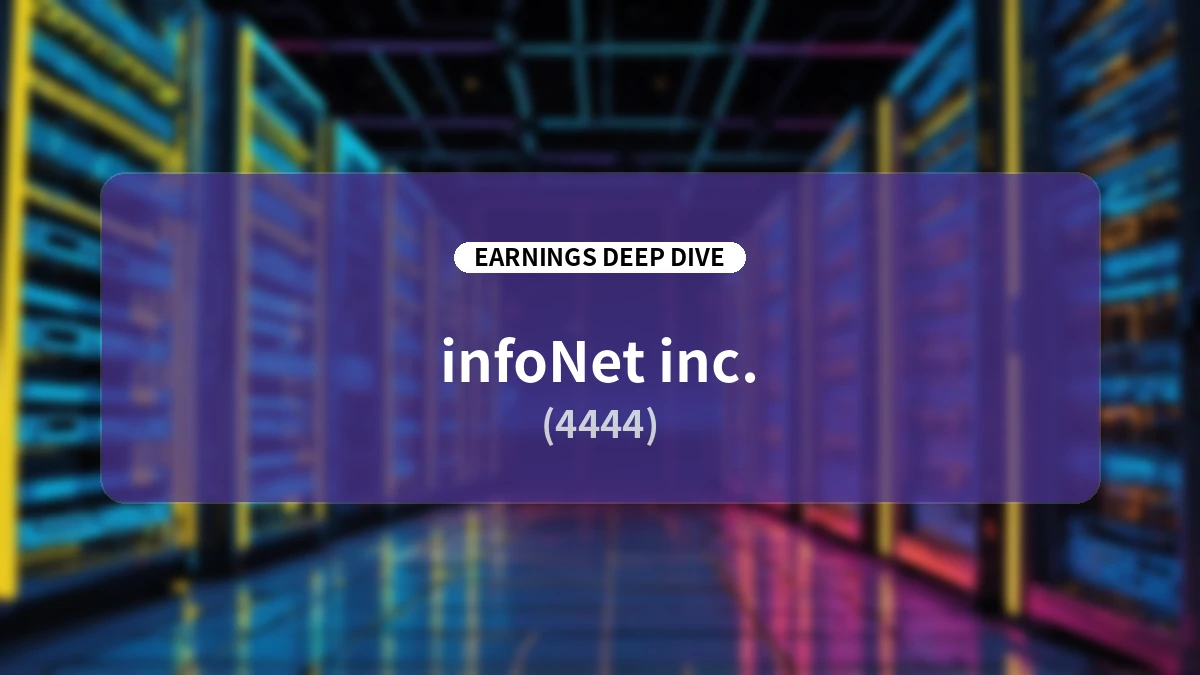 INFONET Inc. Q1 FY2027 Earnings & Growth Strategy Deep Dive: Entering a Phase of Rapid Expansion via Strategic M&A and Holding Company Transition