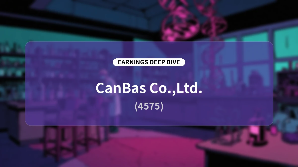 Canss Inc. FY2026 Financial Results Deep Dive: Progress on Lead Candidate 'CBP501' European Phase 3 Preparations, Pipeline Expansion, and Financial Overview