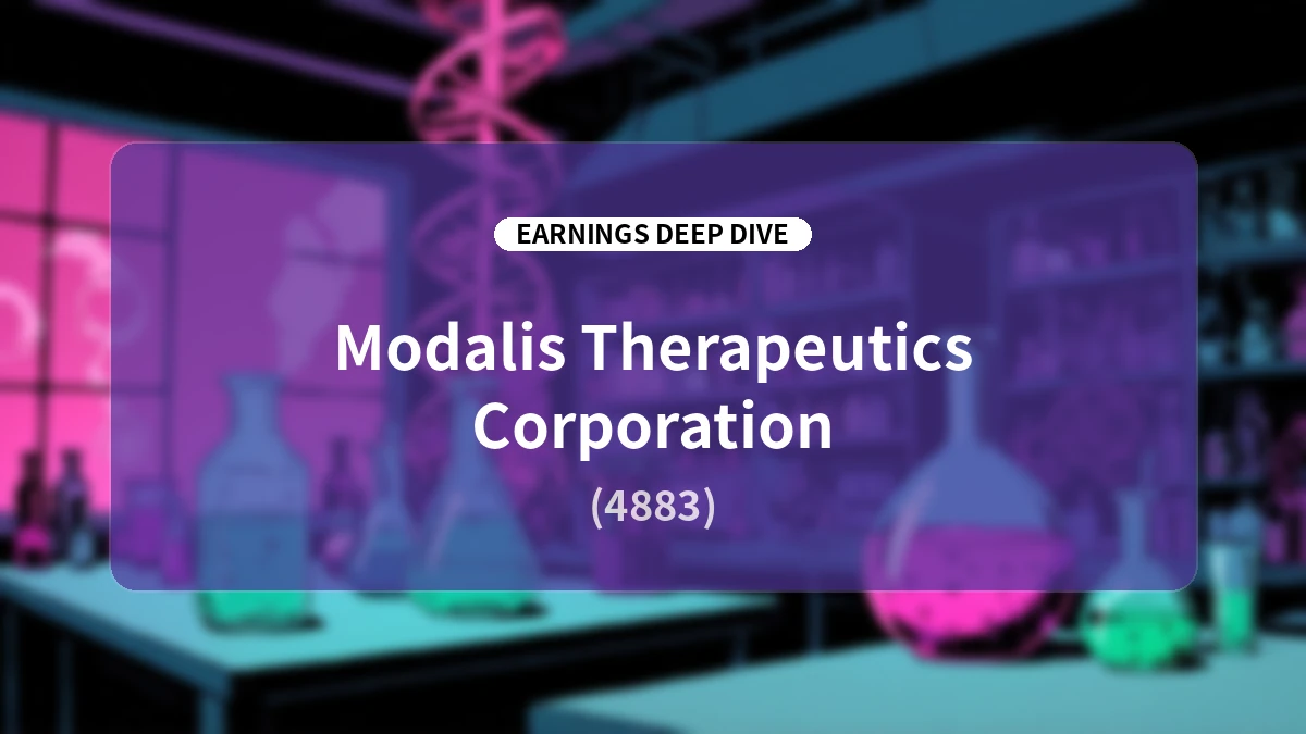 Modalis (4883) Q2 FY2026 Earnings and Business Progress Deep Dive Report