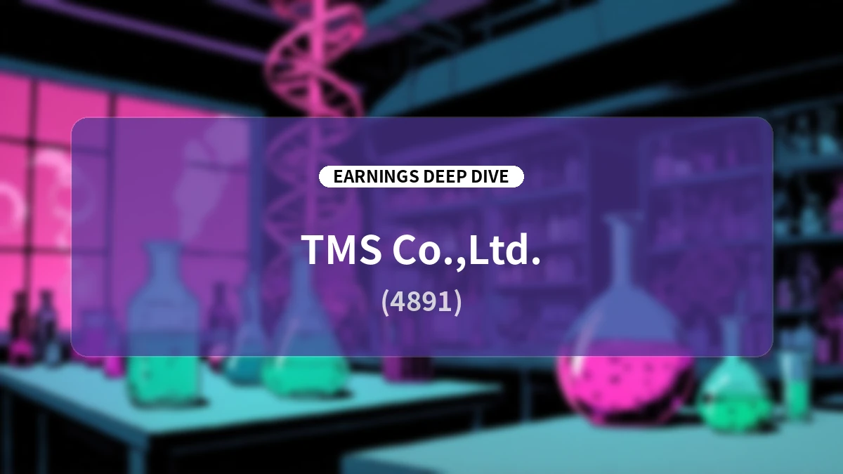 TMS Co., Ltd. (4891) FY2026 Interim Earnings Analysis: Global Progress of Lead Candidate TMS-007, Preparation for TMS-008 Phase 2a, and Accelerated Development Strategy Following CORXEL’s Major Funding