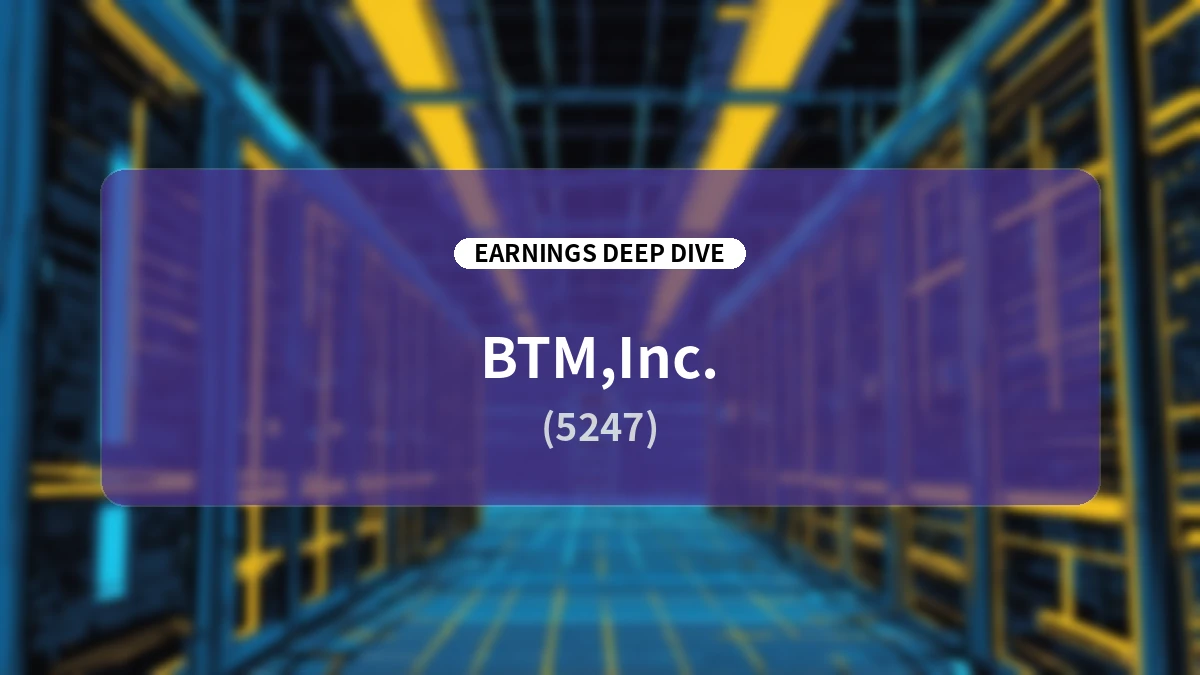 BTM Inc. Q1 FY2027 Earnings Deep Dive: Unpacking the Drivers of Robust Profit Growth and the Proprietary Database Strategy