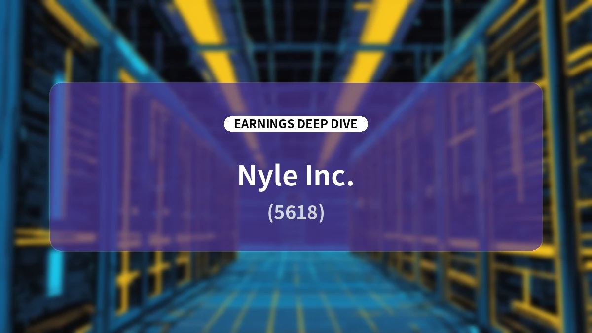 Nyle (5618) Q2 FY2026 Earnings Deep Dive: Sustained Revenue Growth and Narrowing Losses, Supported by New M&A and AI Expansion
