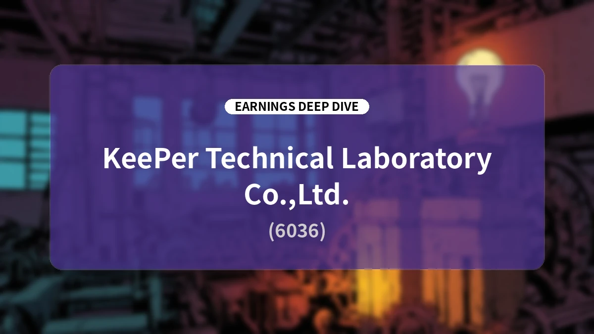 KeePer Technical Lab FY2026 Earnings Deep Dive: Strengthening Growth Foundations Through Strategic Investment and Rapid Expansion into the B2B New Car Market