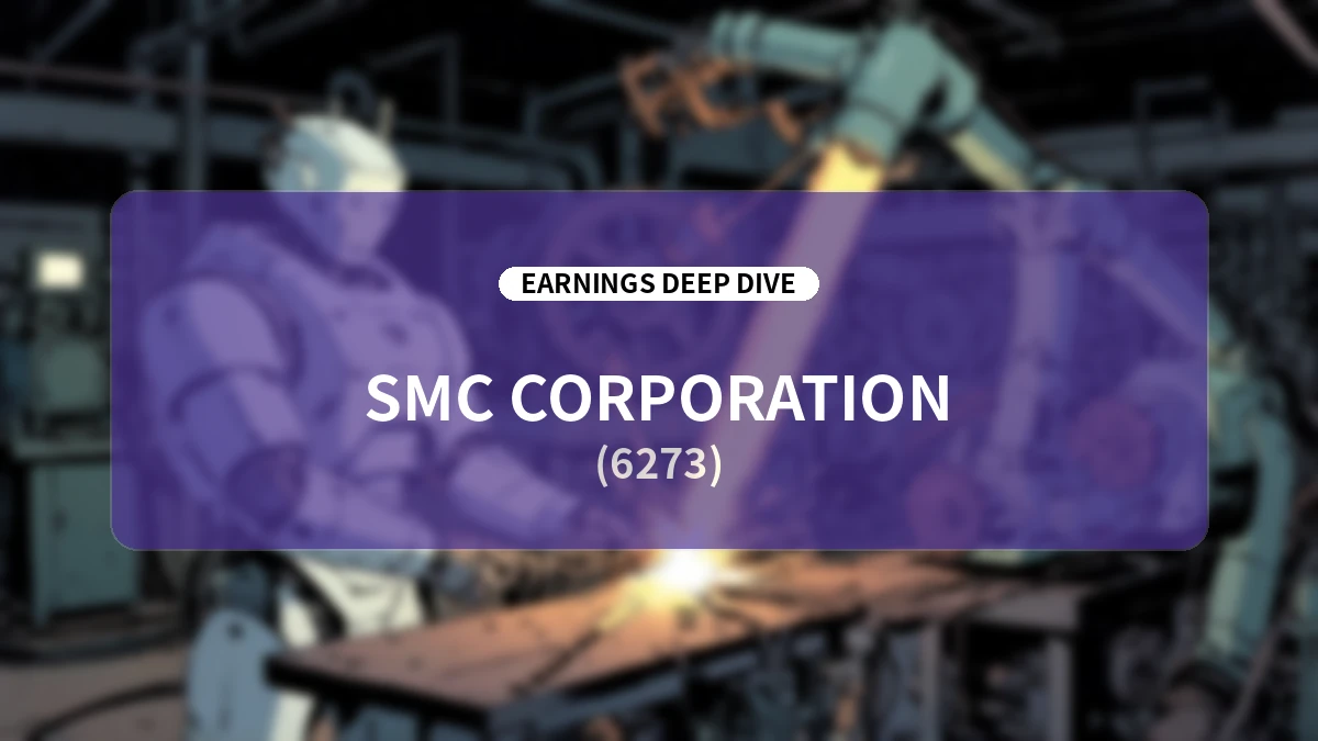 SMC (6273) Q1 FY2027 Earnings Deep Dive: Semiconductor Demand Surge and Global Strategy Overview