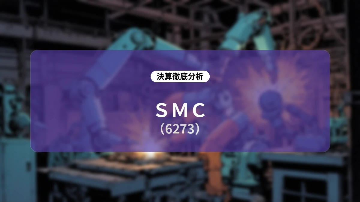 SMC (6273) 2027年3月期 第1四半期決算ディープダイブ:半導体需要の躍進とグローバル戦略の全貌