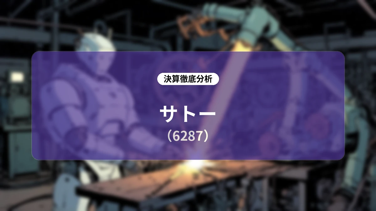 【サトー (6287)】2027年3月期 第1四半期 決算ディープダイブレポート:国内事業の大幅伸長と成長投資の本格再開