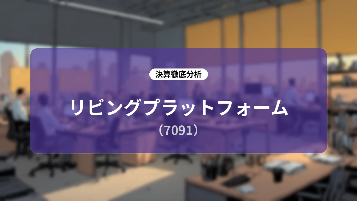 リビングプラットフォーム 2027年3月期 第1四半期決算分析:収益構造改革の実証とM&A成長フェーズへの再始動