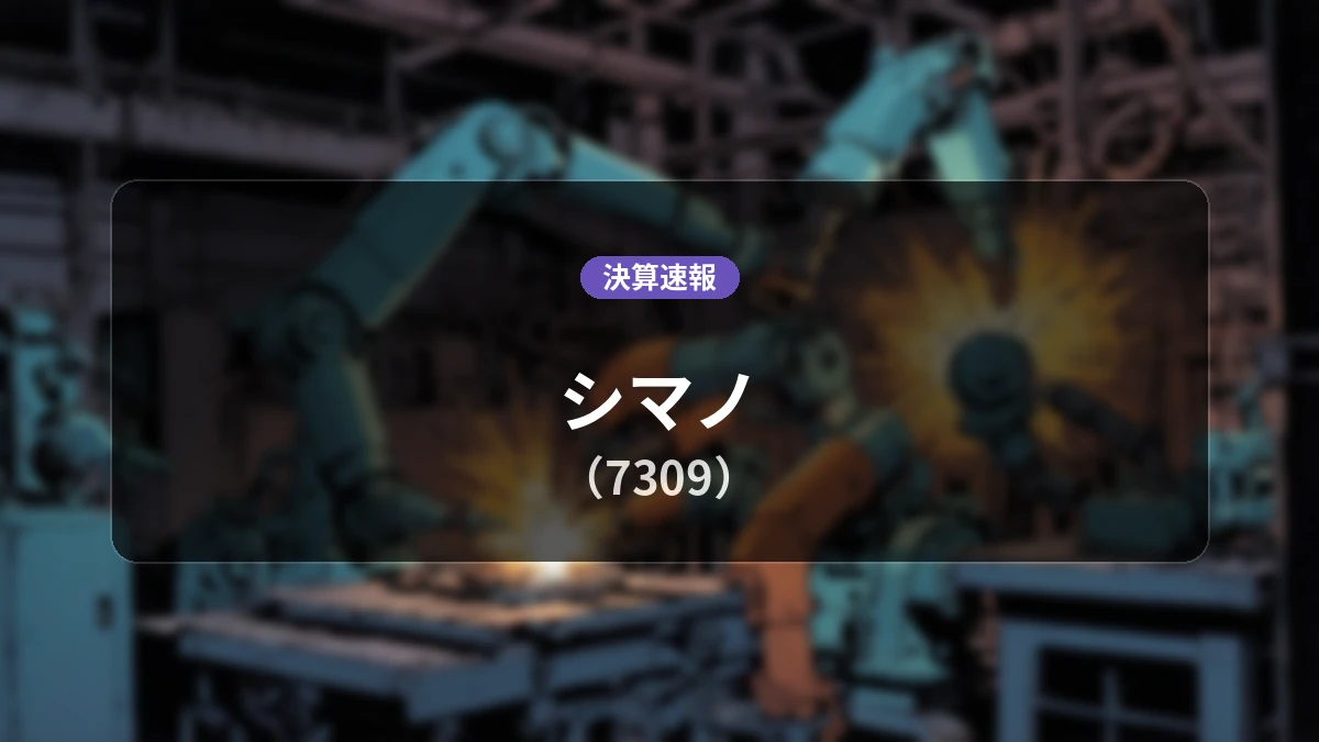 シマノ(7309)、最新決算:純利益+605.5%増の279億5,000万円、営業利益は前年同期比-3.1%減
