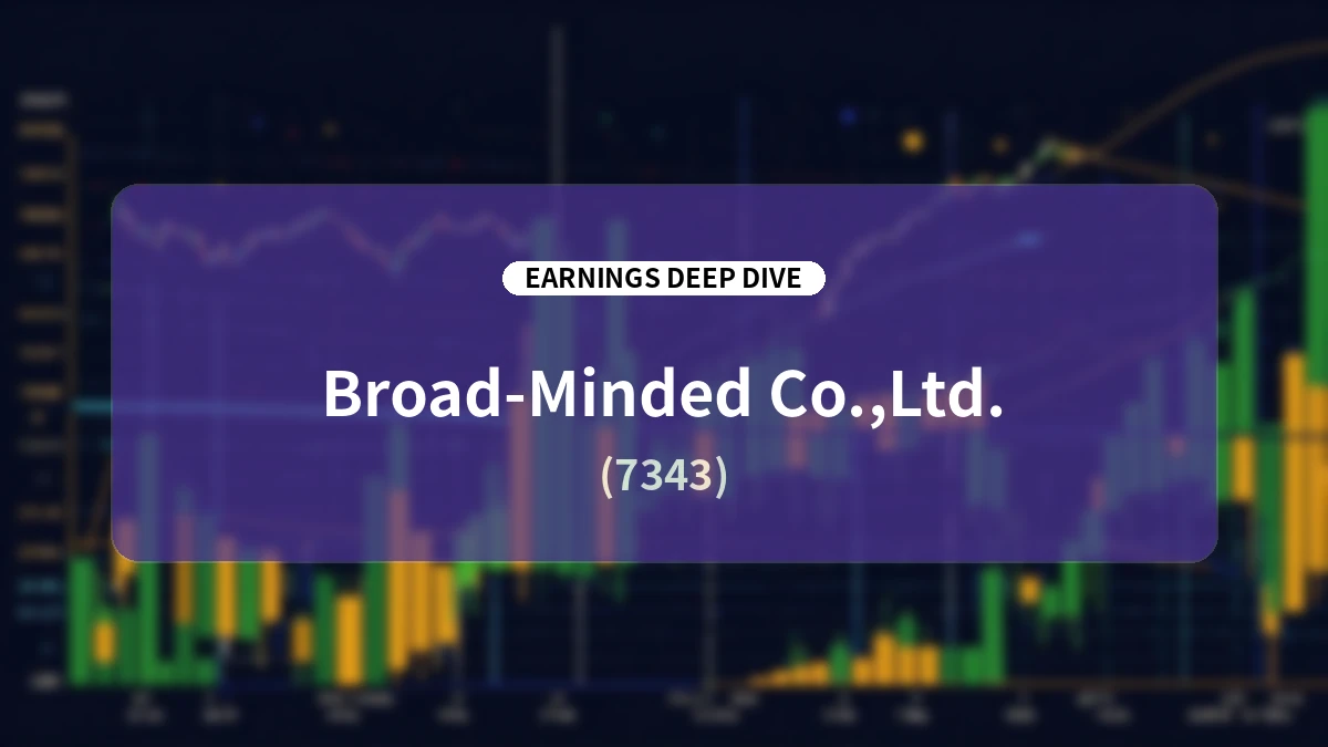 Broadminded (7343) Q1 FY2027 Earnings Deep Dive: Structural Profit Reform and Productivity Revolution via 'AI & Data Infrastructure'