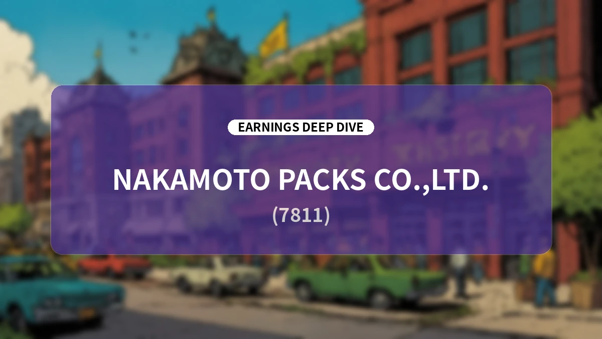 NAKAMOTO PACKS CO.,LTD. H1 FY2027 Financial Results: Record-High Profits Driven by IT/Industrial Materials Growth and Full-Scale Operation of "PD Coater"