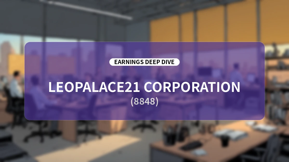 Leopalace21 Q1 FY2027 Earnings Analysis: Record-High Contract Rent Rates and Growth Driven by Foreign Demand and Development Business
