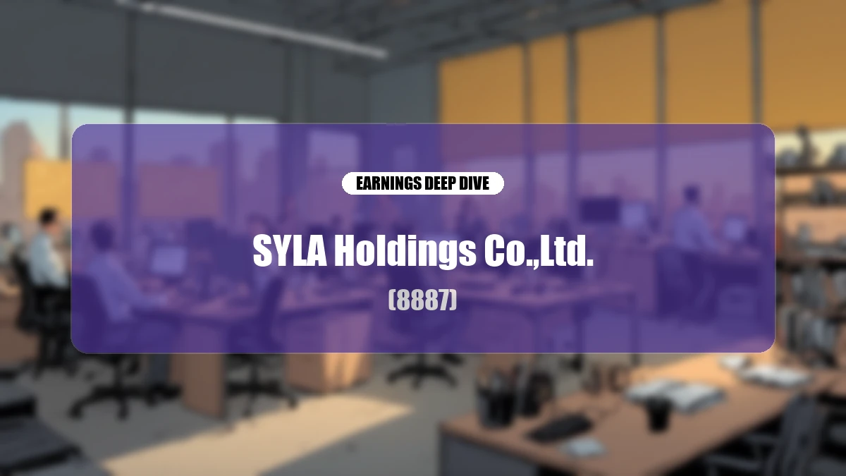 SYLA Holdings (8887) FY2026 May Full-Year Financial Results Deep Dive Report