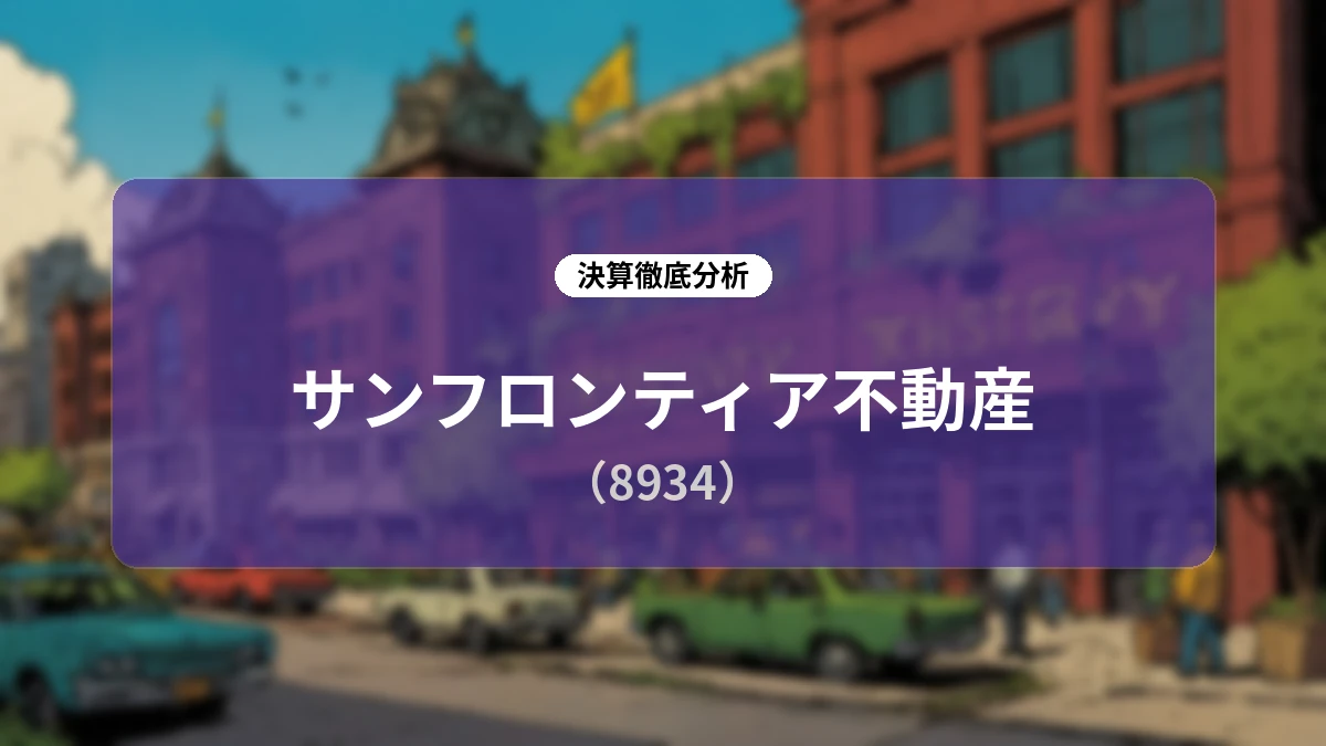 サンフロンティア不動産 2027年3月期第1四半期決算分析:中計目標の上方修正と高水準の進捗が示す成長ストーリー
