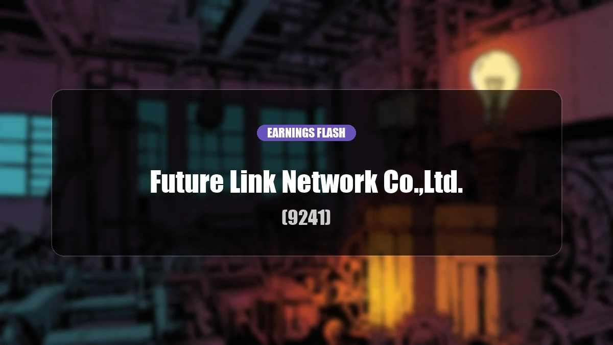Future Link Network (9241) Q3 FY2026 Earnings Deep Dive: Regional AI and Global Expansion Driving Growth Strategy