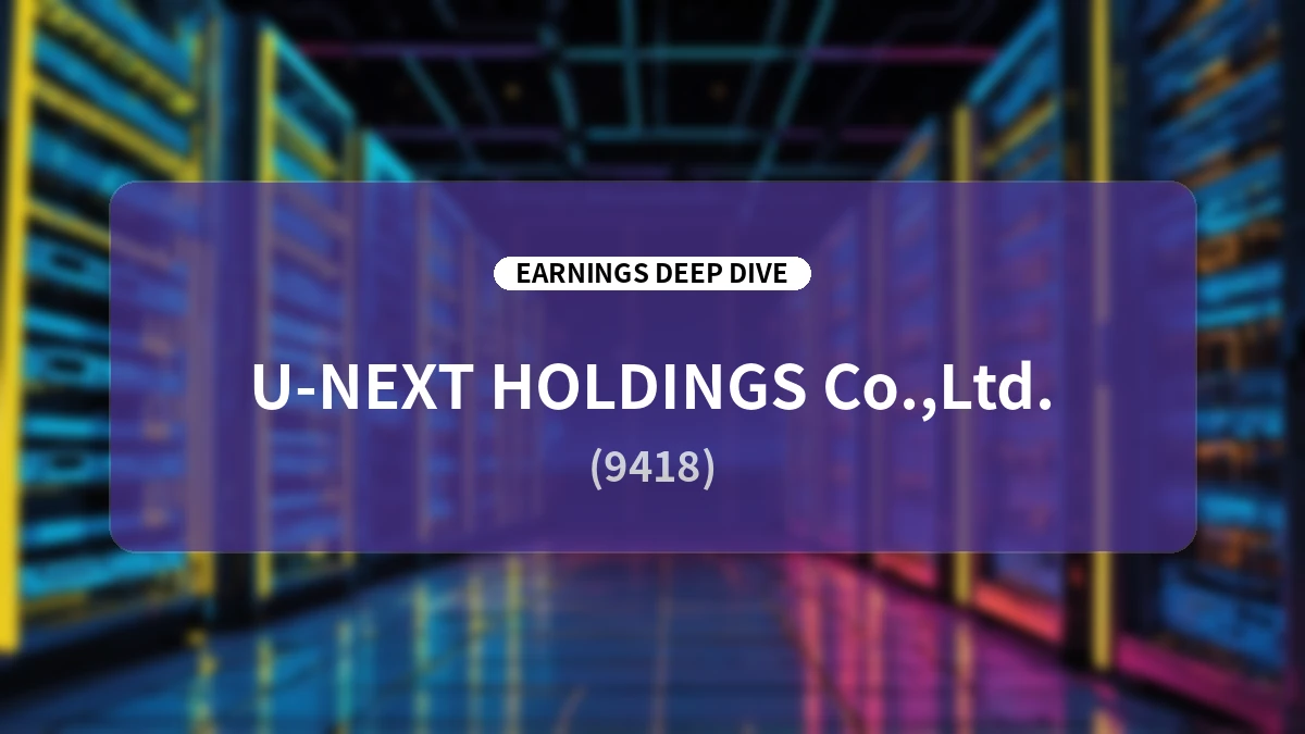 U-NEXT HOLDINGS FY2026 Earnings In-Depth Analysis: Record Revenue for 8 Consecutive Years and 83% Recurring Ratio; First Year of Mid-Term Plan Overcomes Energy Headwinds with Record Profits in Three Other Segments