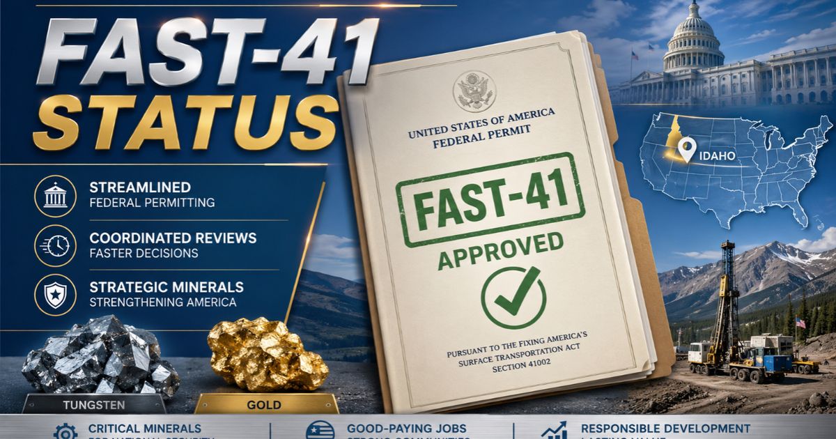 Resolution Minerals secures FAST-41 status for Golden Gate tungsten-gold project
