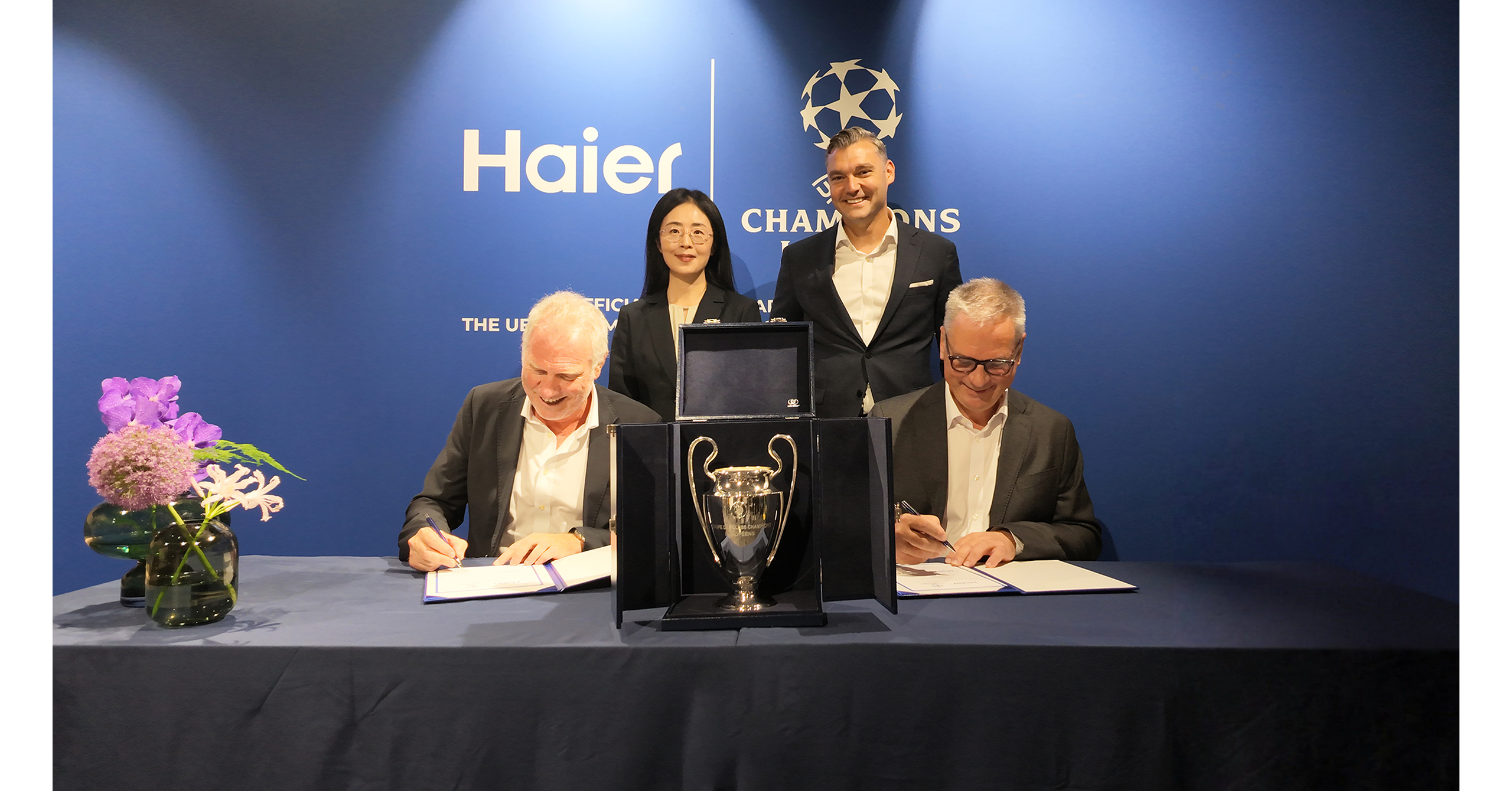 Haier oznamuje globálne partnerstvo s UEFA Champions League