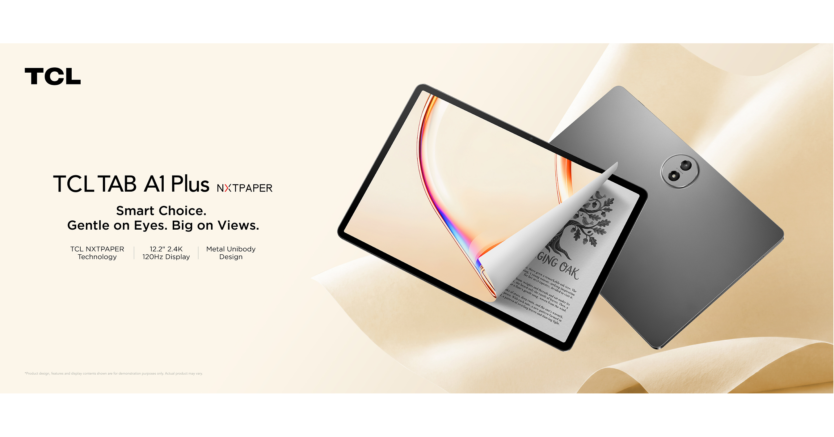 TCL представляет на выставке IFA 2026 серию TAB A1 с двумя размерами экрана и двумя вариантами дисплея